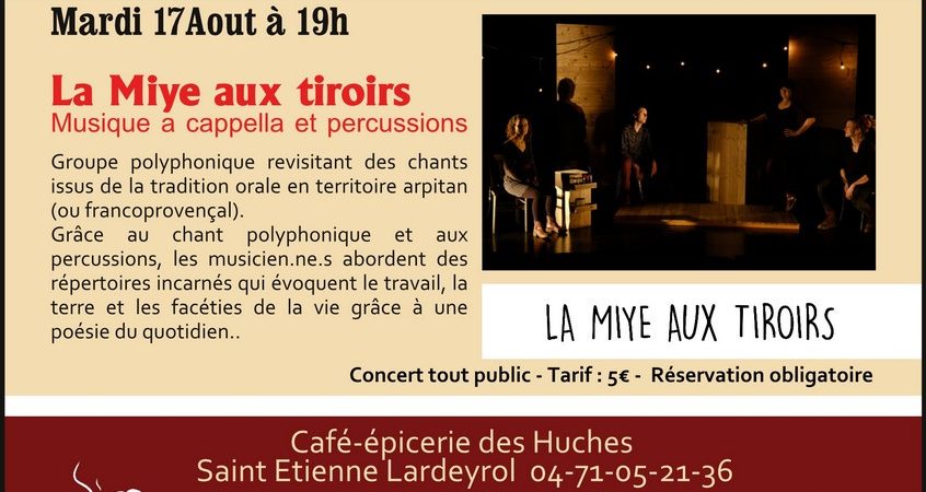 Concert La Miye aux tiroirs