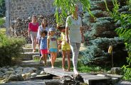 Sentier pieds-nus au jardin