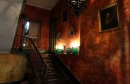 l’escalier qui mène aux chambre