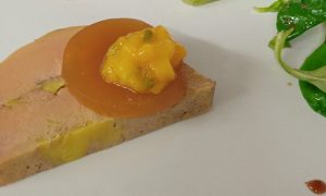Foie Gras, fruits exotiques