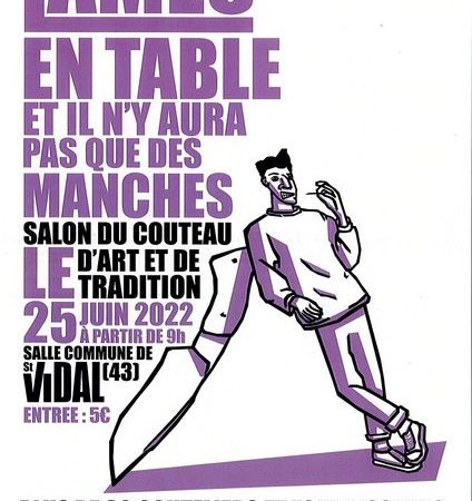 Salon du Couteaux : LAMES EN TABLE