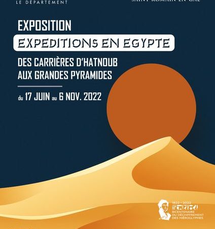 Exposition : «Expéditions en Égypte. Des carrières d’Hatnoub aux grandes pyramides».