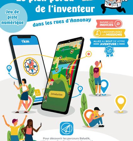 Jeu de piste numérique dans Annonay “Le Plan Perdu de l’Inventeur”