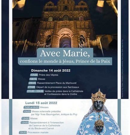 Fête de l’Assomption de La Vierge Marie