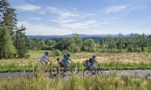 Vélos sur la Via Fluvia