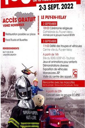 105 ème congrès de l’union départementale des sapeurs pompiers de la Haute-Loire