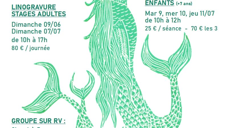 Stage linogravure enfants