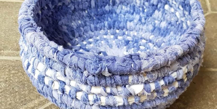 Vos escapades Artisanales « Tresser votre corbeille en tissu »