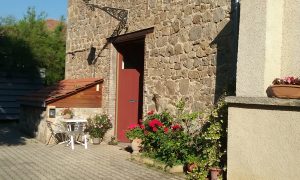 entrée privé du gîte