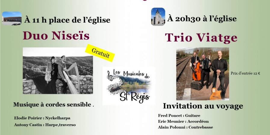 Les Musicales de St Régis 2025