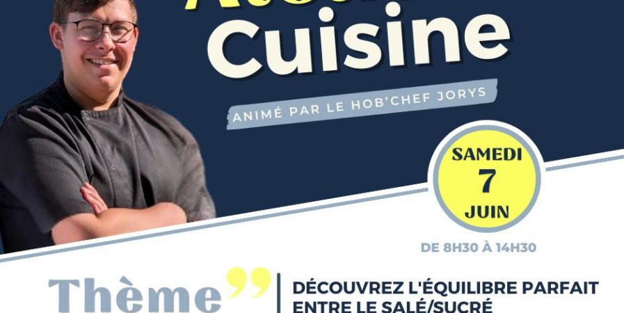 Cours de cuisine : gourmandise autour du salé/sucré