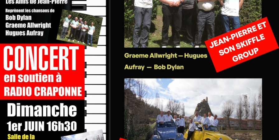 Concert en soutien à Radio Craponne