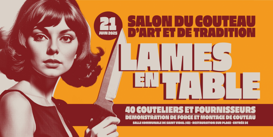 4ème Salon du Couteau d’art et tradition : Lames en Table