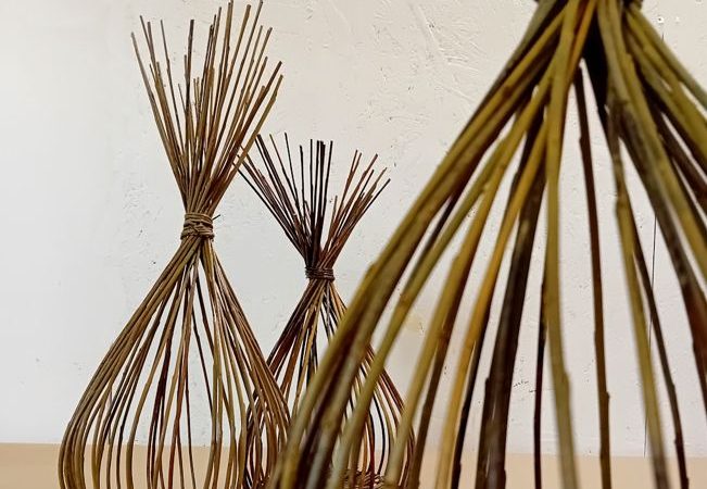 Ateliers Vannerie d’osier ajourée : Goutte Décorative avec Alexandra, proposé par APortée2Mains