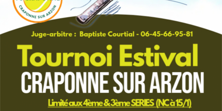 Tournoi estival de tennis