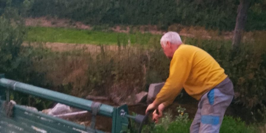 Journées Européennes du Patrimoine: visite d’un site avec un scie hydraulique, encore en fonctionnement