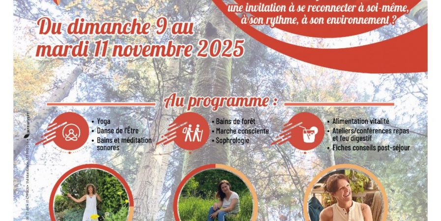 Moments de douceur et reconnexion à soi durant 3 jours