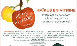 Haikus en vitrine ! Concours Pommes Poèmes_Pélussin