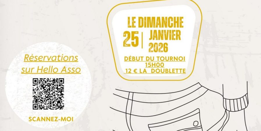 Tournoi de pétanque