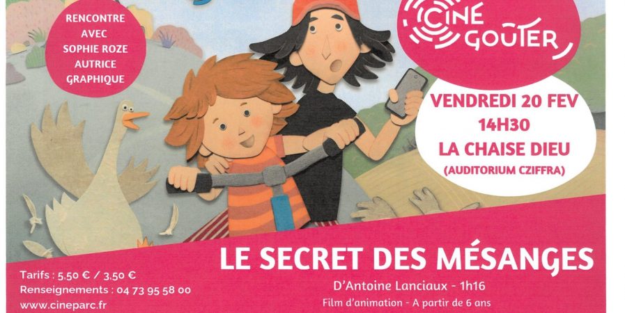 Ciné goûter : « Le secret des mésanges »