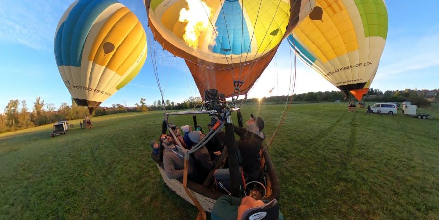 Vol avec Montgolfières & Cie