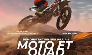 Journée moto et quad : Démonstration sur Prairie_Grazac