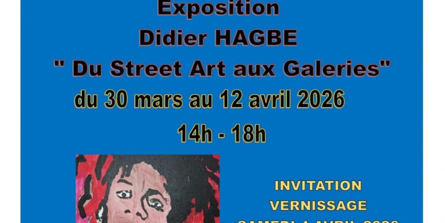 Exposition Didier Hagbe – Du Street Art aux Galeries