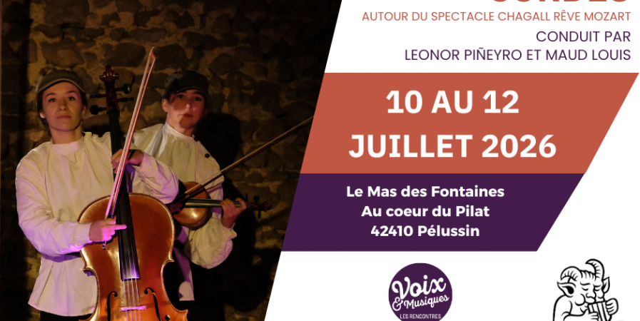 Stage Orchestre à cordes – Voix & Musiques 2026