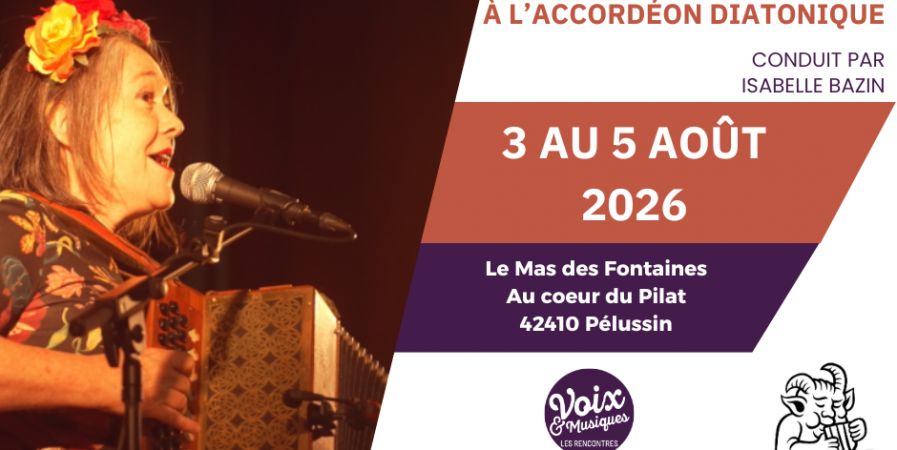 Stage Accompagnement de chansons à l’accordéon diatonique – Rencontres Voix & Musiques 2026