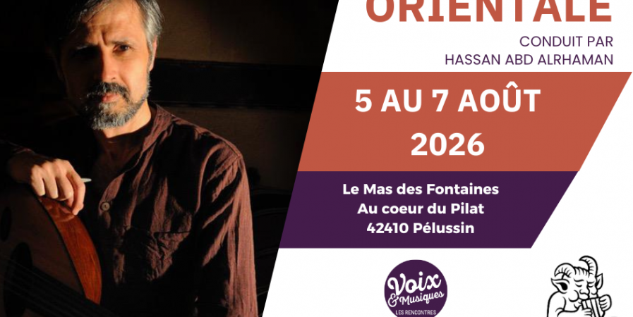 Stage Musique orientale – Rencontres Voix & Musiques 2026