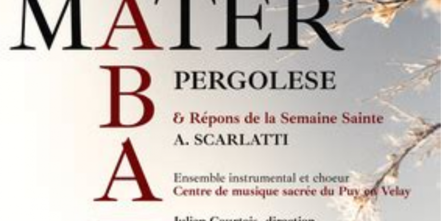 Concert : Le Stabat Mater de Pergolèse
