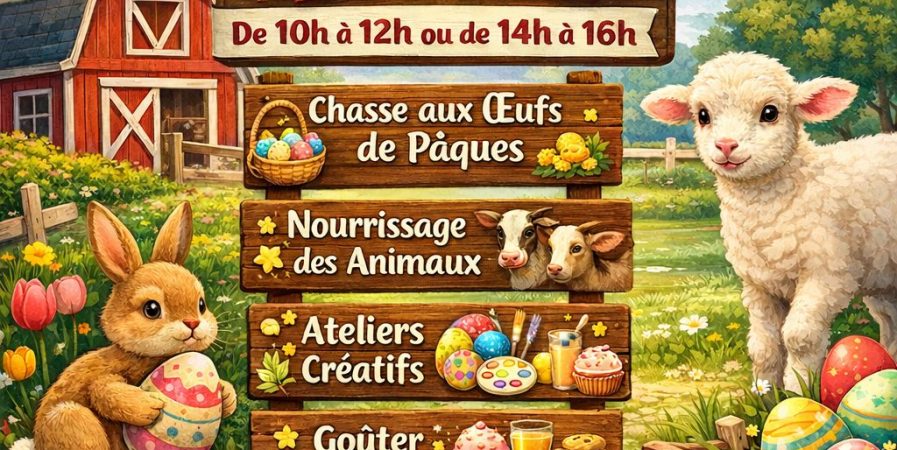 COMPLET – Activités de Pâques à la ferme pédagogique