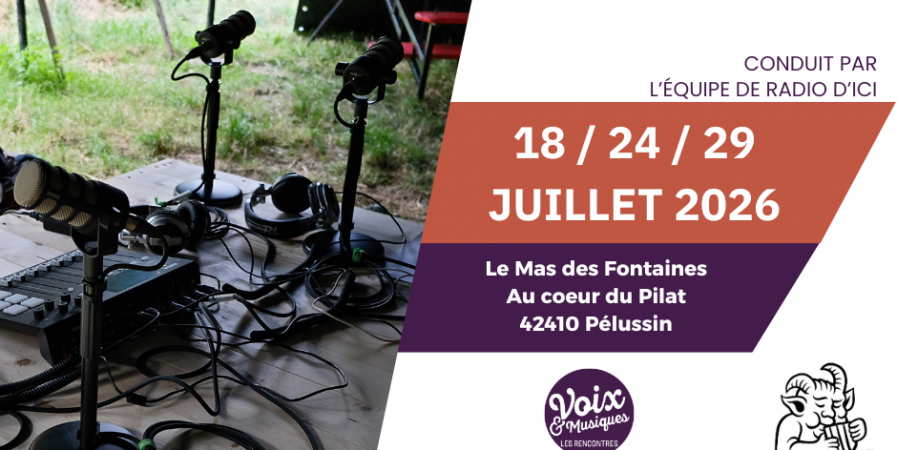 Journées découverte de la radio – Rencontres Voix & Musiques 2026