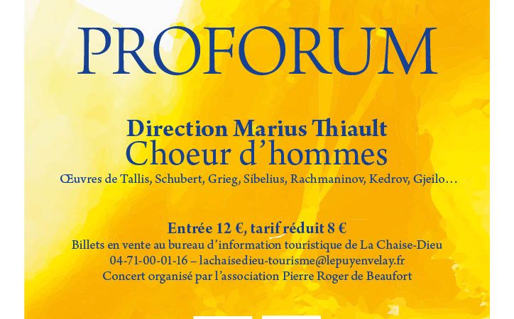 Concert « Proforum »