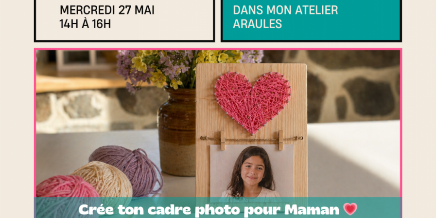 Atelier String Art – Fête des Mères