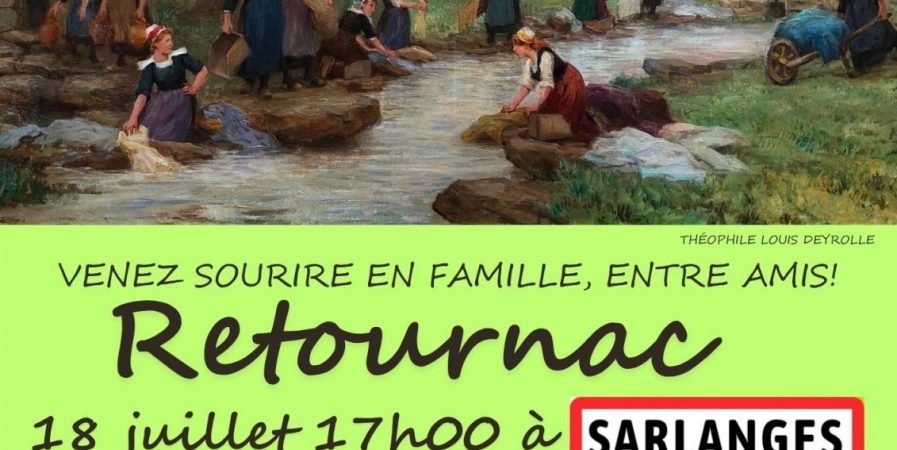 Bavardages des Lavandières à Sarlanges