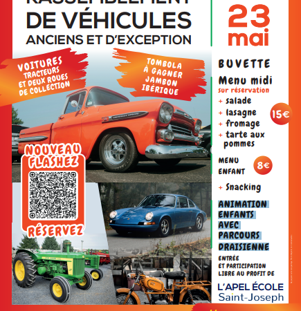 Rassemblement de véhicules anciens