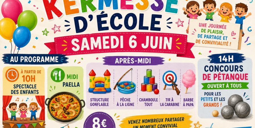 Kermesse d&rsquo;école