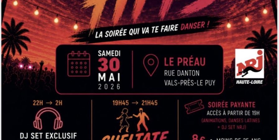 Soirée Back To Hits avec NRJ Haute-Loire