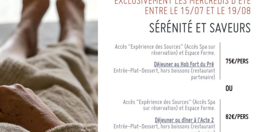 Sérénité et saveurs