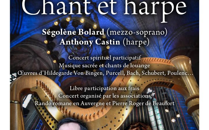 Concert spirituel Duo Les Lueurs, chant et harpe