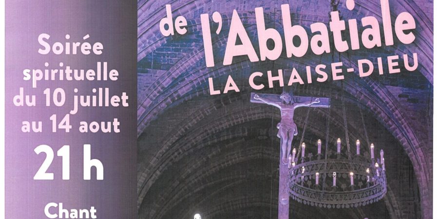 Soirées spirituelles « Vendredis de l&rsquo;Abbatiale »