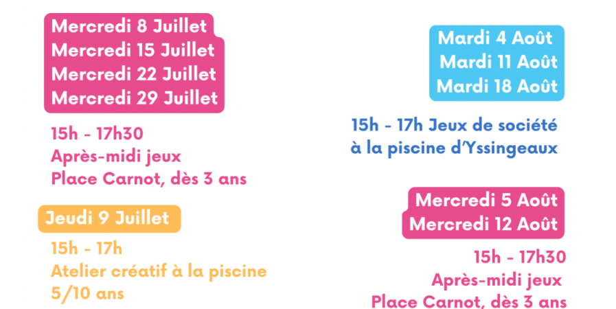 Après-midi Jeux