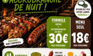 Soirée Barbecue et Accrobranche de Nuit_Yssingeaux