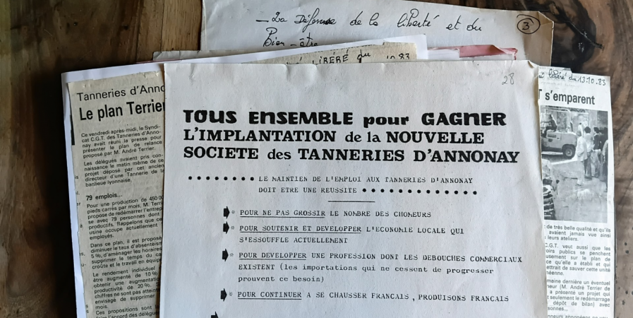 Visite de la Magma et Ecoute collective d&rsquo;archives sonores : « 1983, reprise des Tanneries d’Annonay par les salarié·es »
