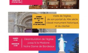 Journées Européennes du Patrimoine : Déambulation autour de l&rsquo;église jusqu&rsquo;à la Madone Notre Dame de Bordeaux_Bourg-Argental