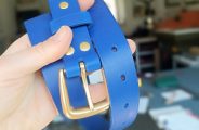 Atelier de fabrication d&rsquo;une ceinture en cuir