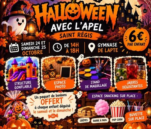 Après-midi Halloween avec l&rsquo;APEL SAINT RÉGIS